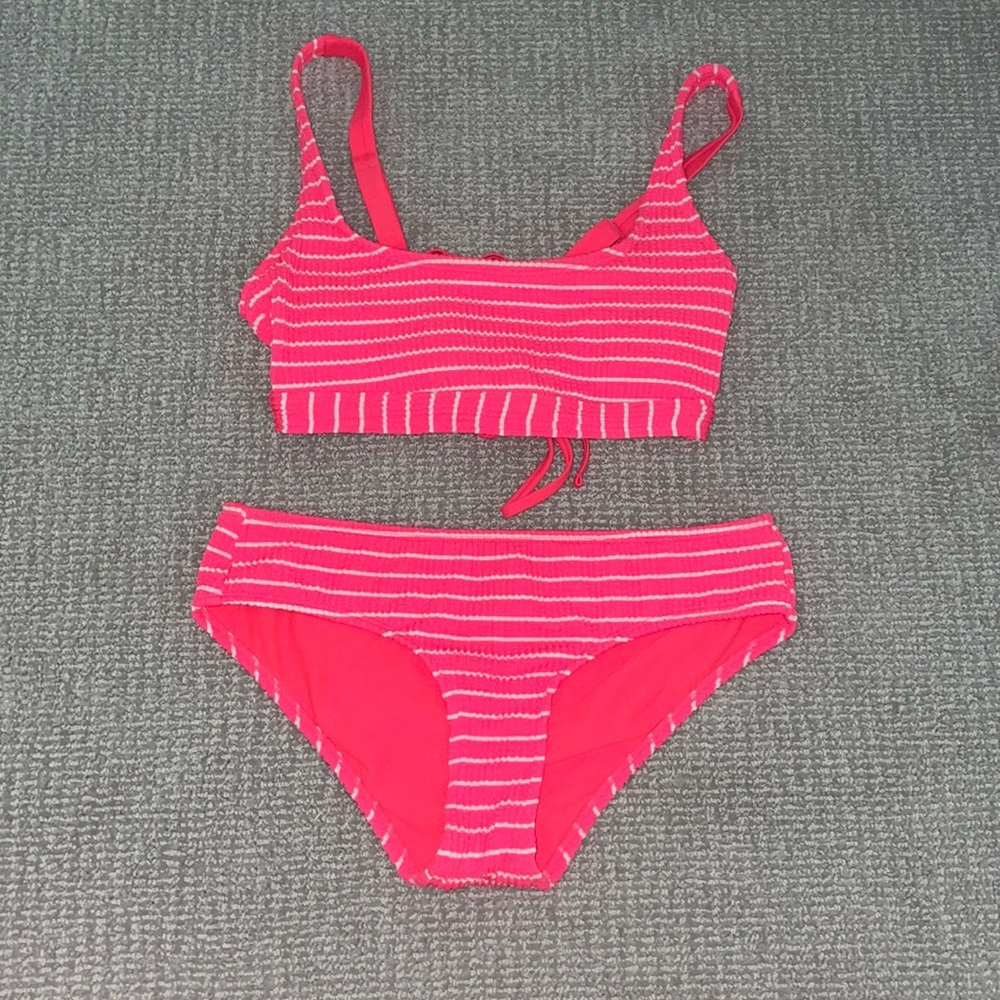 bright pink two piece from target.